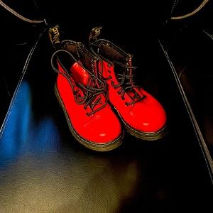 Dr Martens Bundle Brooklee B Boots Size 7 Red
